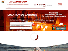 Tablet Screenshot of les-cabanes.com